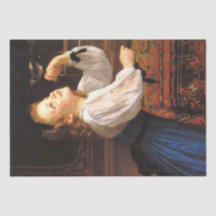 Girl with a Bird (by William-Adolphe Bouguerau)