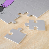 girl with a bunny tail   ジグソーパズル (側面)