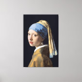 Girl with a Pearl Earring キャンバスプリント (正面)