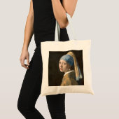 Girl with a pearl earring トートバッグ (正面(商品))