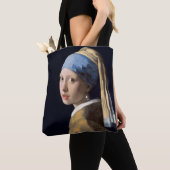 Girl with a Pearl Earring トートバッグ (クローズアップ)