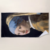 Girl with a Pearl Earring ビーチタオル (正面)