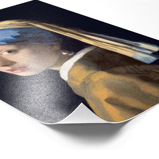 Girl with a Pearl Earring フォトプリント (角)