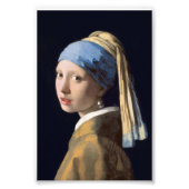 Girl with a Pearl Earring フォトプリント (正面)