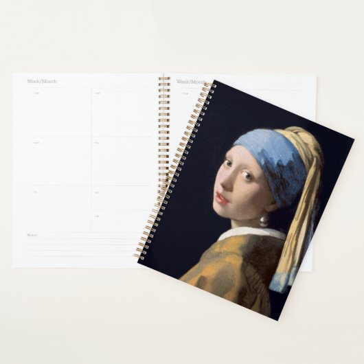Girl with a Pearl Earring プランナー手帳 (ディスプレー)