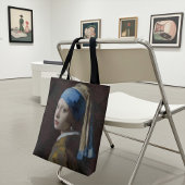 Girl With a Pearl Earring Crossed Stitch Replica トートバッグ