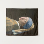 Girl with a Pearl Earring-Johannes Vermeer Art タペストリー (正面(横))