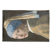 Girl with a Pearl Earring-Johannes Vermeer Art 枕カバー (裏面)