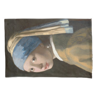 Girl with a Pearl Earring-Johannes Vermeer Art 枕カバー