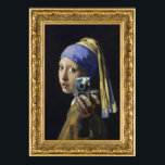 Girl with a Pearl Earring - self shot ポスター<br><div class="desc"></div>