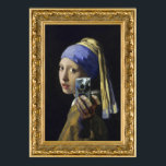 Girl with a Pearl Earring - self shot ポスター<br><div class="desc"></div>