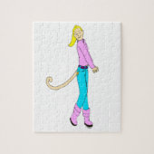 girl with a tail ジグソーパズル (縦)