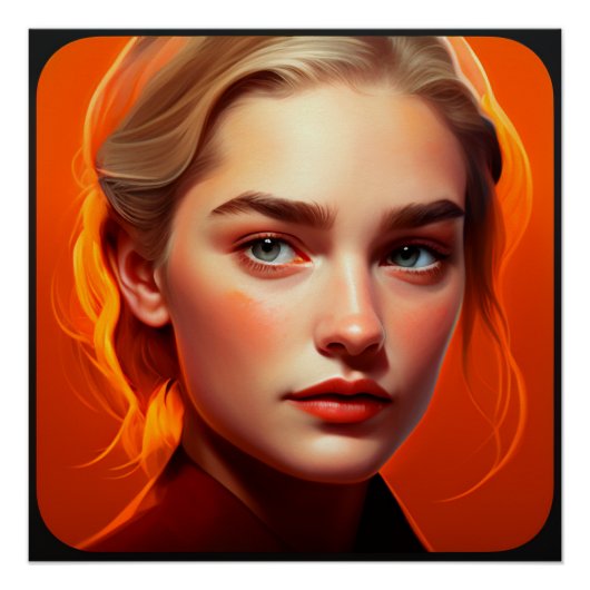 Girl with blue eyes ポスター (正面)