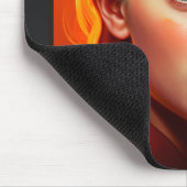 Girl with blue eyes マウスパッド (コーナー)