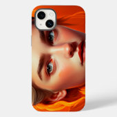 Girl with blue eyes Case-Mate iPhoneケース (裏面)