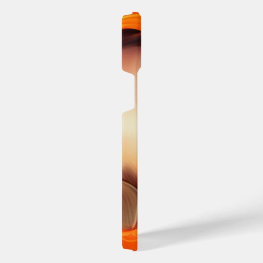 Girl with blue eyes iPhoneケース (右側面)