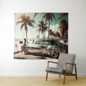 Girl with Car タペストリー (インサイチュ(横))