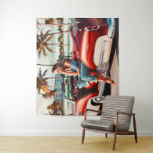 Girl with Car タペストリー (インサイチュ)