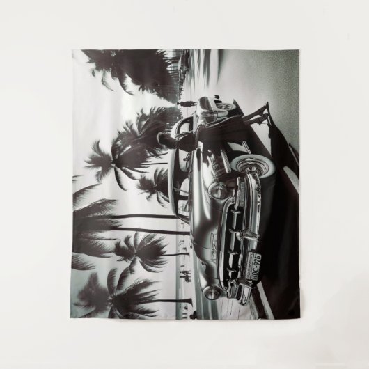 Girl with Car タペストリー (正面)