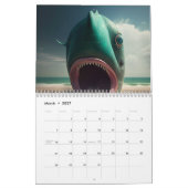 Girl with clouds カレンダー (3月 2027)