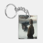 Girl with clouds キーホルダー (正面左)