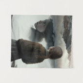 Girl with clouds タペストリー (正面(横))