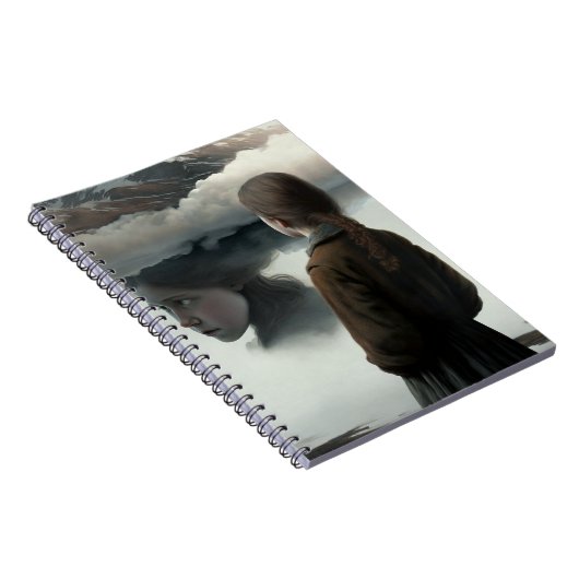 Girl with clouds ノートブック (右側)