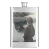 Girl with clouds フラスク (正面)