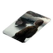 Girl with clouds マグネット (左側)