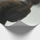 Girl with clouds ラッピングペーパー (角)