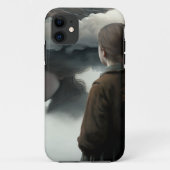 Girl with clouds Case-Mate iPhoneケース (裏面)