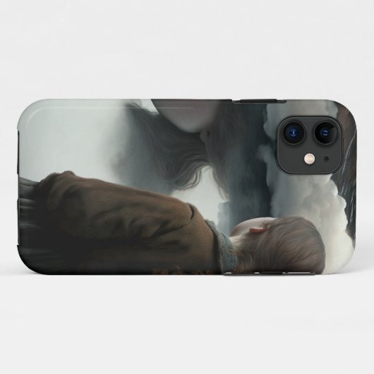 Girl with clouds Case-Mate iPhoneケース (裏面(横))