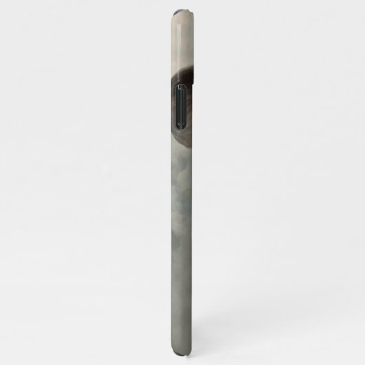 Girl with clouds iPhoneケース (右側)