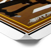 「Girl With Collie」デコプリントby Cole Phillips ポスター (角)