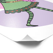 Girl With Flowers フォトプリント (角)