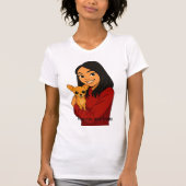 Girl with her doggy tシャツ (正面)