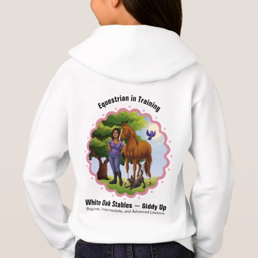 Girl with Horse and Dog (裏面)