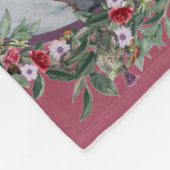 girl with jamie flowersWrapping Paper フリースブランケット (角)