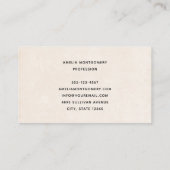 Girl with Magic Wand and Butterflies 名刺 (裏面)