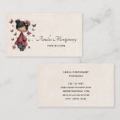 Girl with Magic Wand and Butterflies 名刺 (正面/裏面)