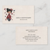 Girl with Magic Wand and Butterflies 名刺 (正面/裏面)