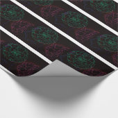 Girl with Marigold Afro Puffs ラッピングペーパー (コーナー)