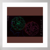 Girl with Marigold Afro Puffs Poster ポスター (正面)