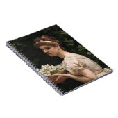 Girl With Pea Bloops (by Edward Poynter) ノートブック (右側)