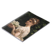 Girl With Pea Bloops (by Edward Poynter) ノートブック (左側)