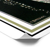 "Girl With Peacock" Art Deco Poster 13 x 19 ポスター (角)