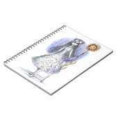 Girl with Pumpkinflower ノートブック (左側)