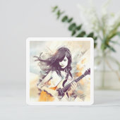 Girl with rock music vibes 招待状 (スタンド正面)