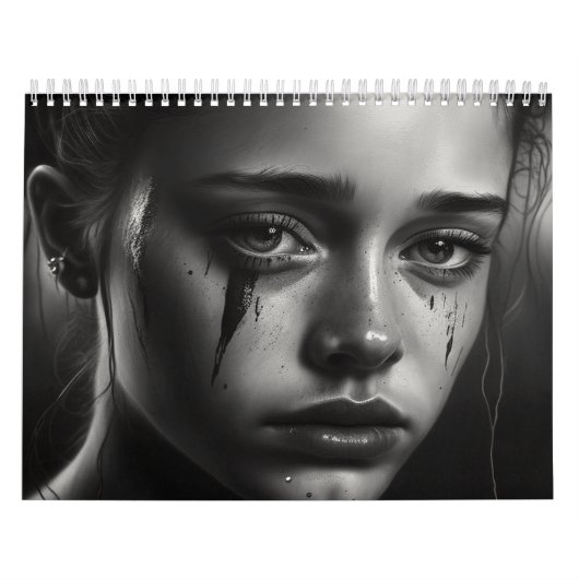 Girl with tears カレンダー (カバー)