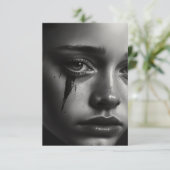 Girl with tears カード (スタンド正面)